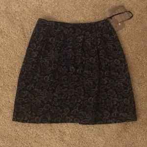 Silk Floral Skirt